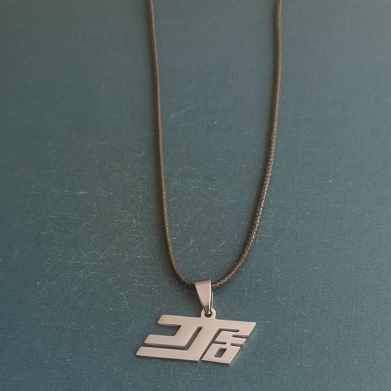 DIY stainless steel and titanium steel necklace pendant accessories and gifts for star singer JJ Lin's support detail image 11