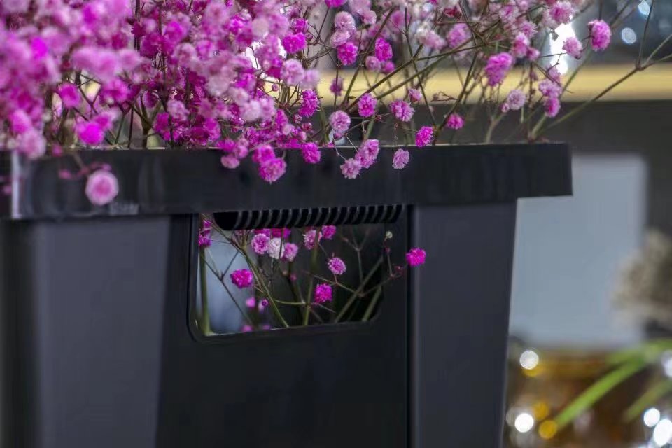 法式养花桶 磨砂鲜花桶 塑料插花桶 花店专用鲜花资材批发详情图7