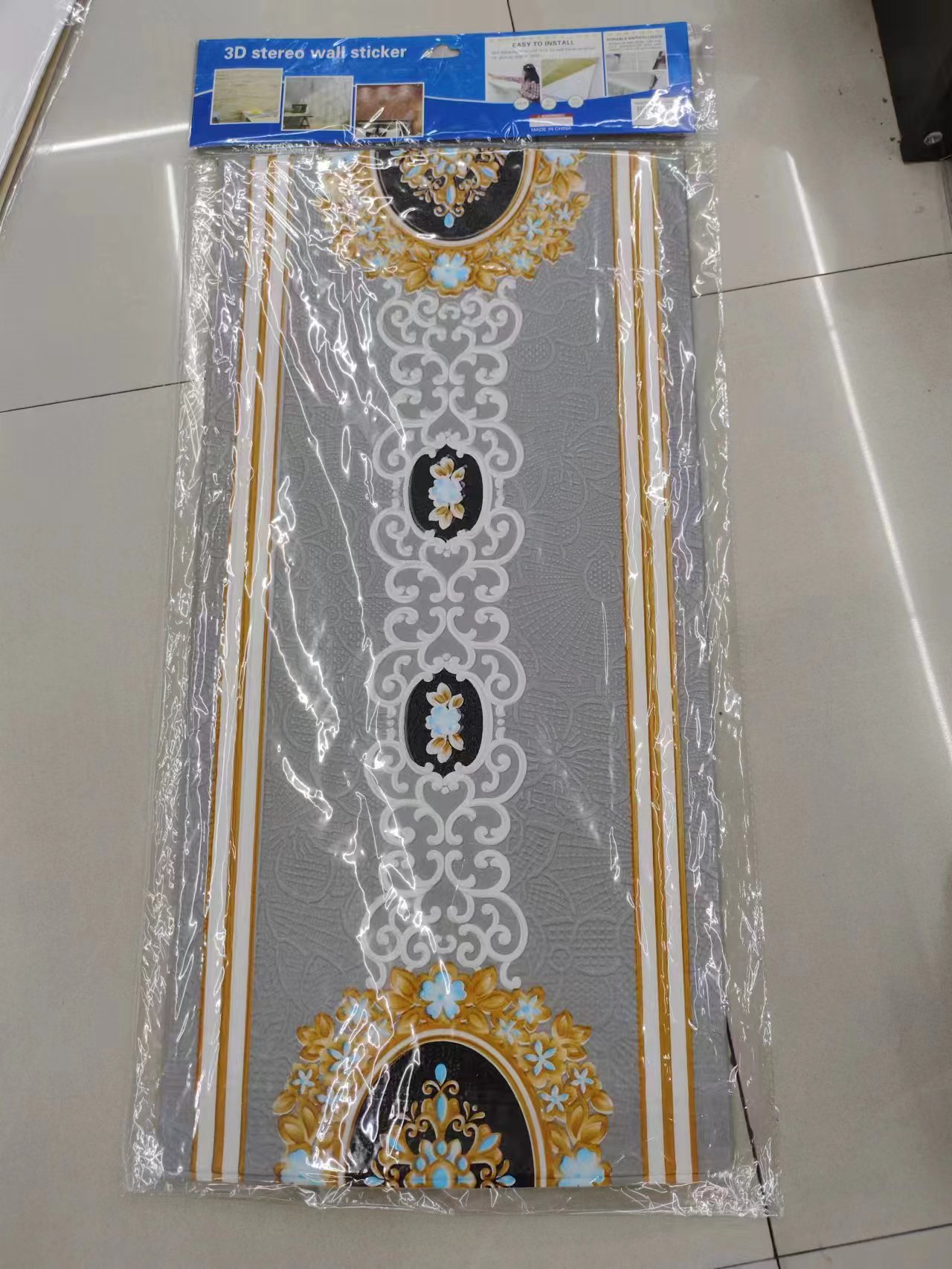 墙贴 壁纸 墙体自粘3d立体墙贴  防水 防潮 防撞装饰壁纸 泡沫立体 墙贴