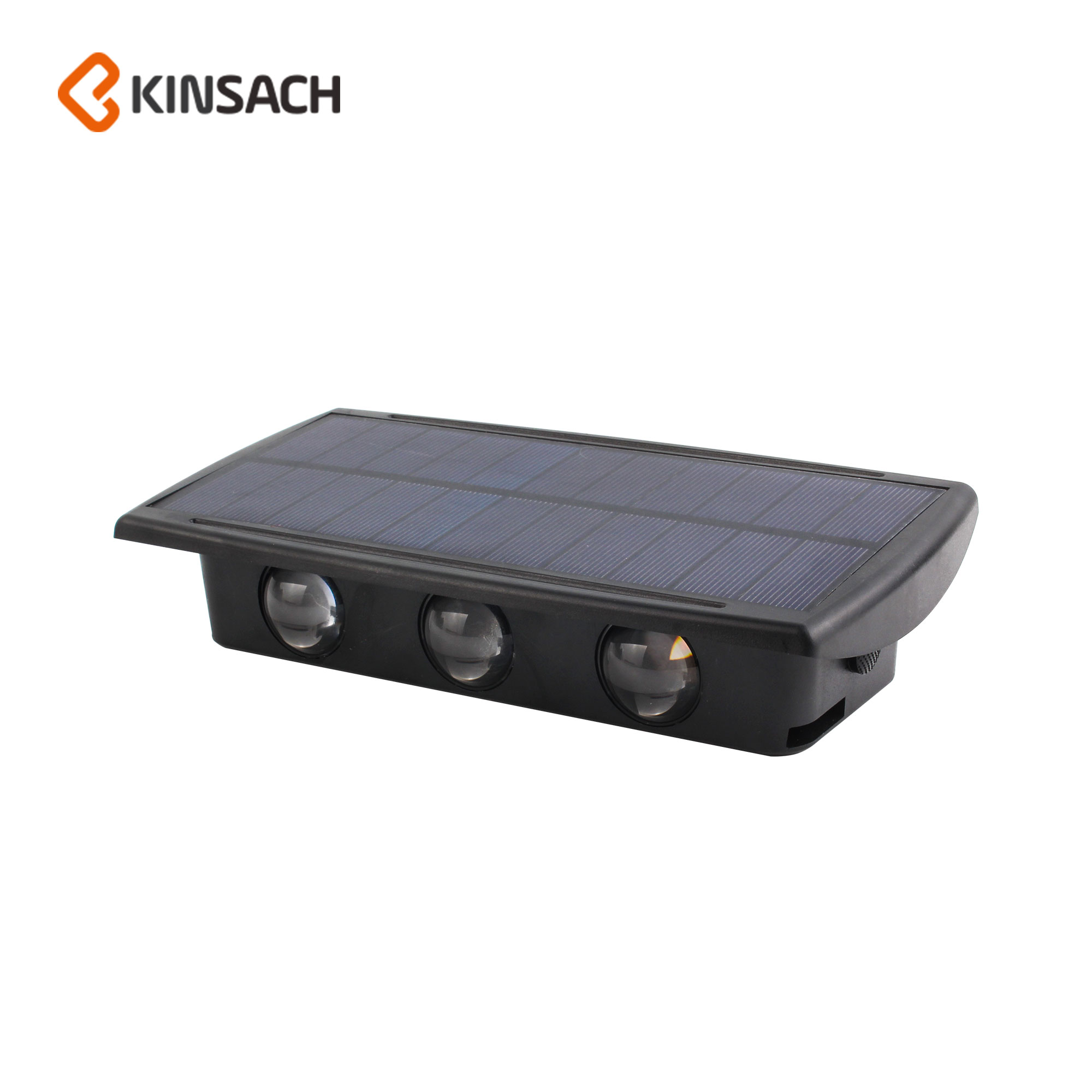 Solar wall light outdoor wall washing light outdoor waterproof garden wall light simple LED up and down light