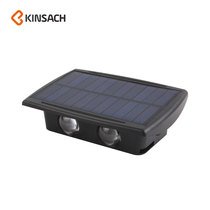 Solar wall light outdoor wall washing light outdoor waterproof garden wall light simple LED up and down light wall light