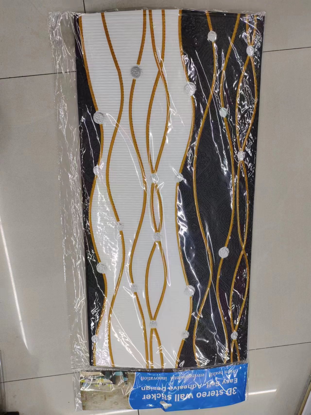 墙贴 壁纸 墙体自粘3d立体墙贴  防水 防潮 防撞装饰壁纸 泡沫立体墙贴  自粘壁纸 背景墙面装饰详情7