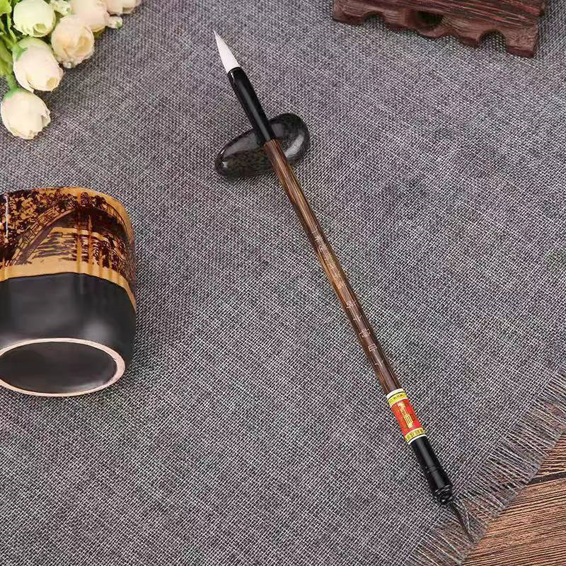 【 Chengzhen 】 White Cloud Brush Set for Beginners to learn Large, Medium and Small Regular Script, Goat hair brush for Adults Specification image