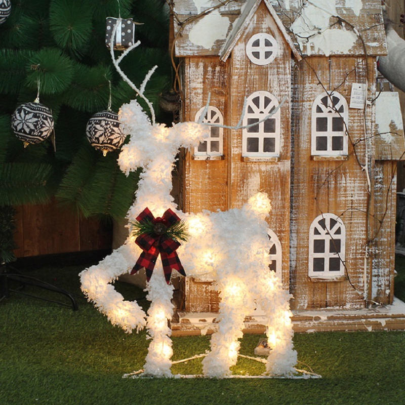 装饰灯/发光植绒鹿/摆件细节图