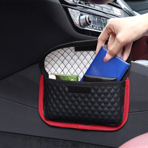 汽车用品 红黑款系列PVC收纳包 椅背收纳袋出风口收纳包扶手箱垫