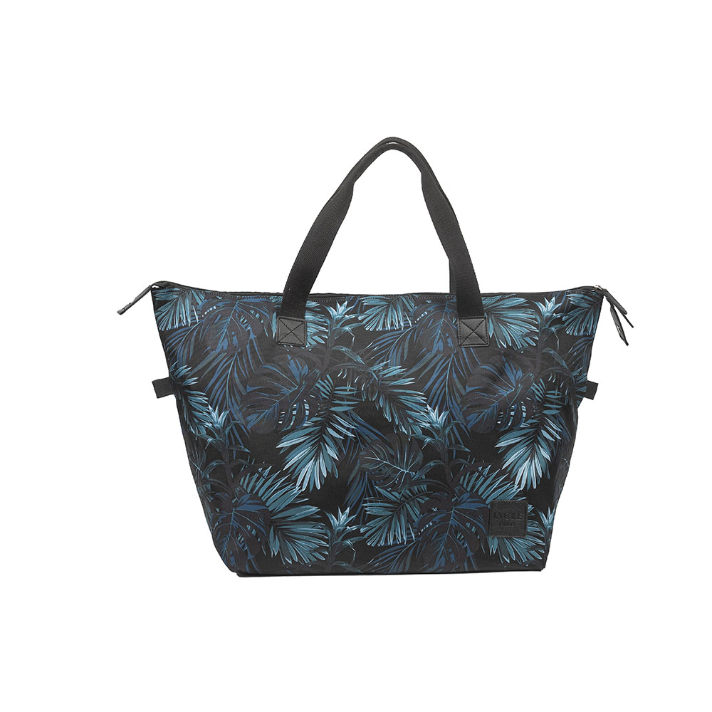 Limited-time flash sale! A must-have large-capacity lightweight backpack for travel. With leaf and flower patterns, it is of high quality, durable and reliable. Its fashionable design is multi-functional and waterproof, providing comfortable carrying and high performance! Specification image