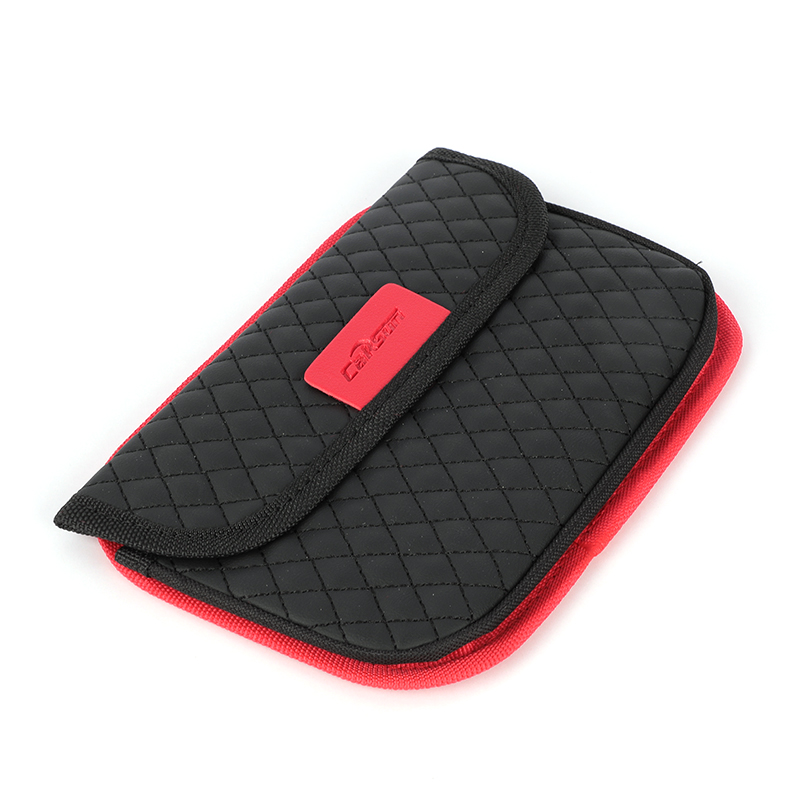 汽车用品 红黑款系列PVC收纳包 椅背收纳袋出风口收纳包扶手箱垫详情8