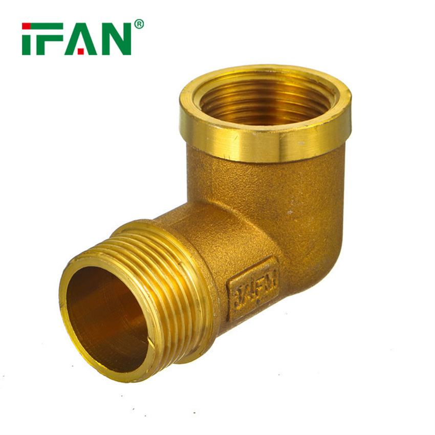 IFAN todos cobre conector de tubería de agua tubo de gas calentador de agua reductor codo de recarga directa accesorios de tubería
