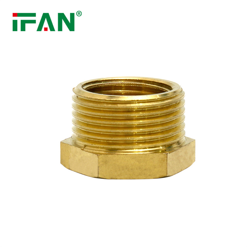 IFAN internal and external thread filling core hardware plumbing accessories, pressure gauge filling core, reducer and reducer copper joint, full and half teeth filling core details Picture
