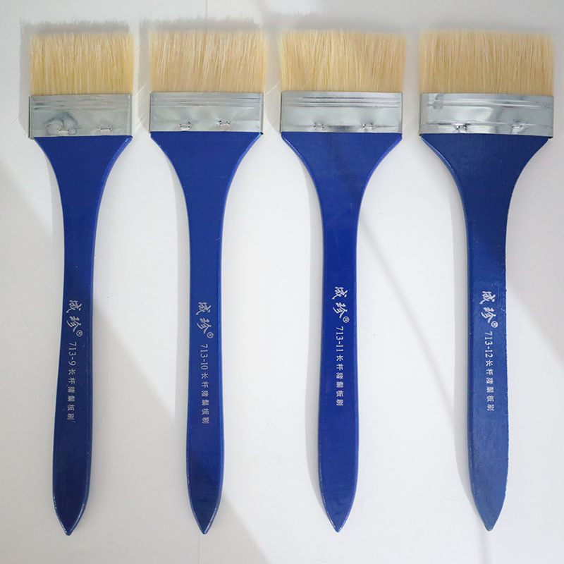 Gouache brush, bristle brush, board brush, wall painting brush, oil painting brush, acrylic watercolor brush, row brush, base brush Item Picture