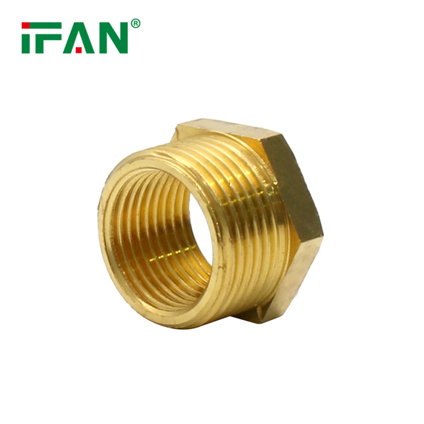 IFAN internal and external thread filling core hardware plumbing accessories, pressure gauge filling core, reducer and reducer copper joint, full and half teeth filling core Specification image