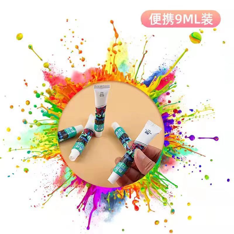 Western water water powder paint set 121824 color set estudiante pintura pintura suministros de arte gouache 9ml Item Picture