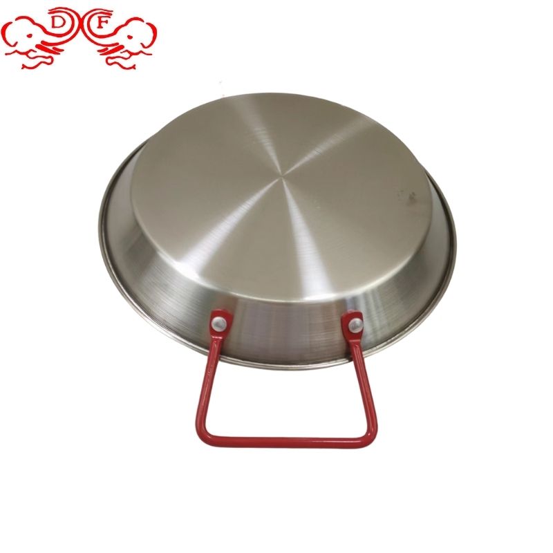 DF99788 Spanish double-eared Seafood Plate, Home restaurant Pasta, Grilled meat, Flat Bottom Snack Plate, Crayfish Dry Pot, Kitchen, Hotel supplies DF trading house Application Scenario
