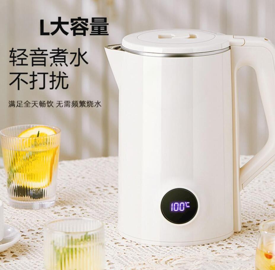 Stainless Steel Kettle With Temperature Display, Electric Kettle For Household And Hotel Use, Large-Capacity Electric Kettle details Picture