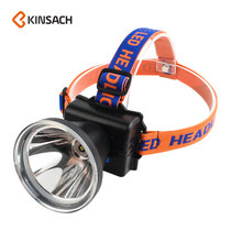 Headlamp led strong rechargeable headlamp external long life lithium mine lamp