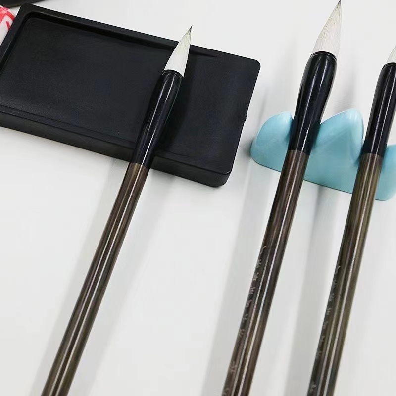 毛笔套装/毛笔书法套装/字帖/毛笔水写布/墨碟细节图