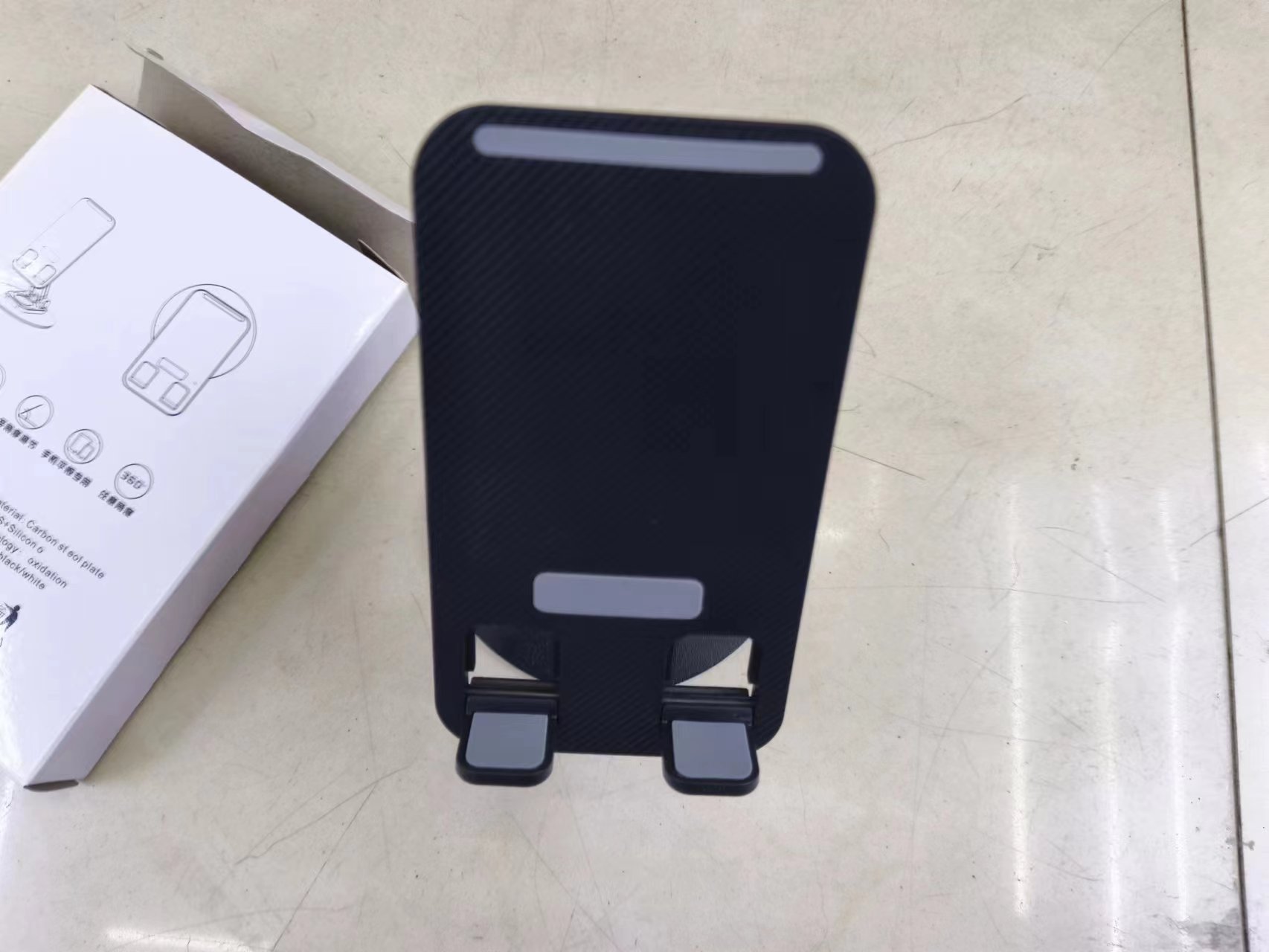 Multifunctional desktop metal support round bottom can be rotated details Picture