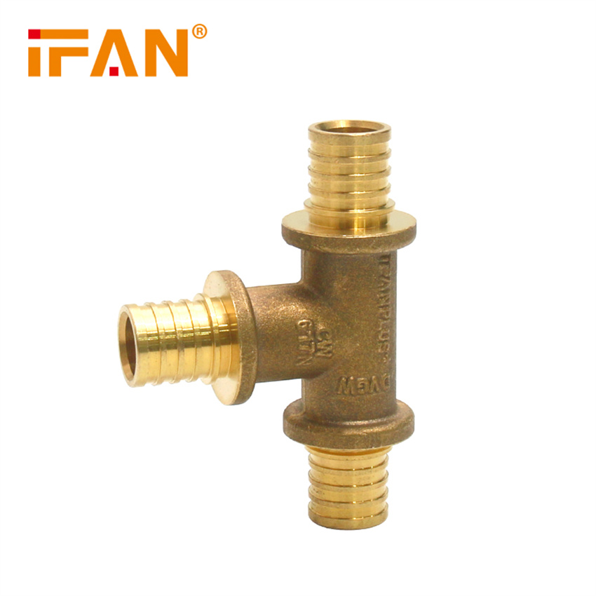 IFAN uniones de tubo de plástico de aluminio 4 puntos accesorios de latón tres vías conexiones deslizantes rectas para tubos de calefacción por suelo radiante uniones deslizantes especiales details Picture
