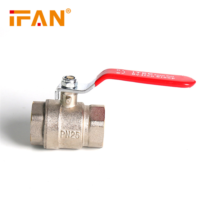 Ifan Copper Valve Full Diameter Ball Valve Tap Water Manual Copper Ball Valve Two Piece Large Flow Engineering Brass Valve Application Scenario