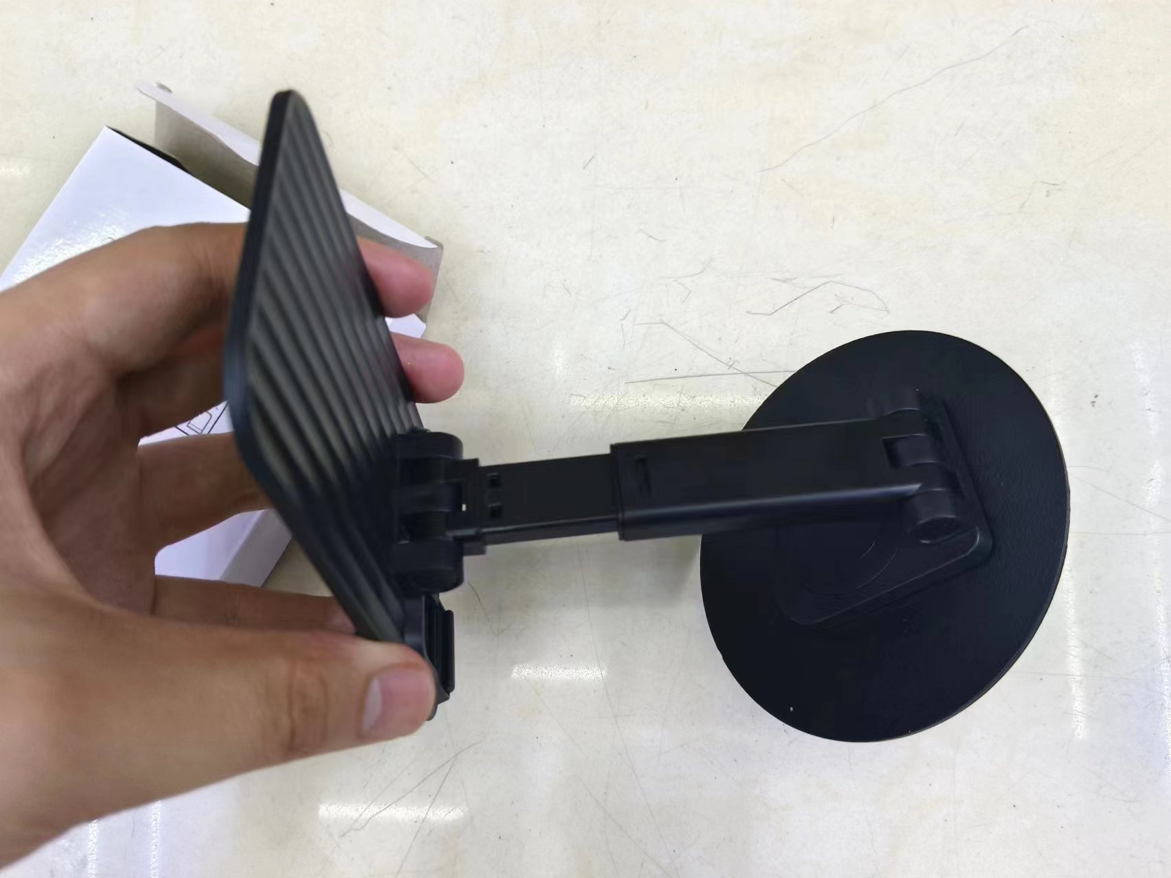 Multifunctional desktop metal support round bottom can be rotated Item Picture