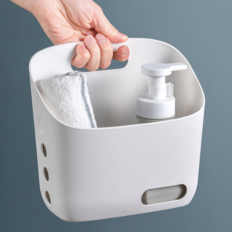 F33-55209 Bathroom wall-mounted storage basket, kitchen ginger and garlic storage basket, cosmetics storage basket, wardrobe storage basket, multi-layer small hanging basket in bathroom, miscellaneous storage basket, book storage small hanging basket