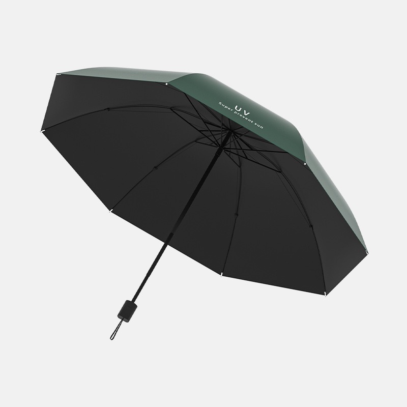 The Daisy all-weather umbrella is simple and elegant for girls, providing shade, sun protection and UV protection. It is a black rubber sun umbrella, a gift umbrella, and a printed logo advertising umbrella details Picture