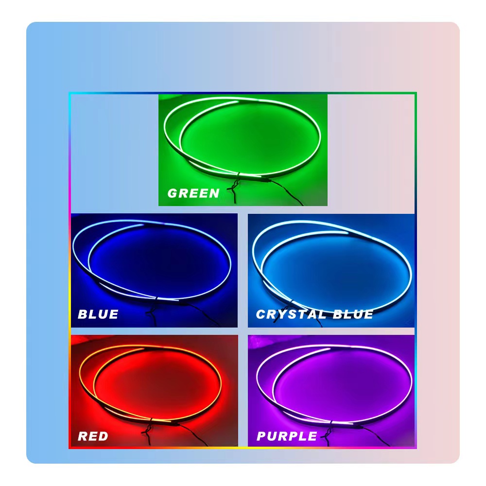 Car ambient light USB multi-mode flowing light ambient light operation table lamp with sound control decorative light details Picture