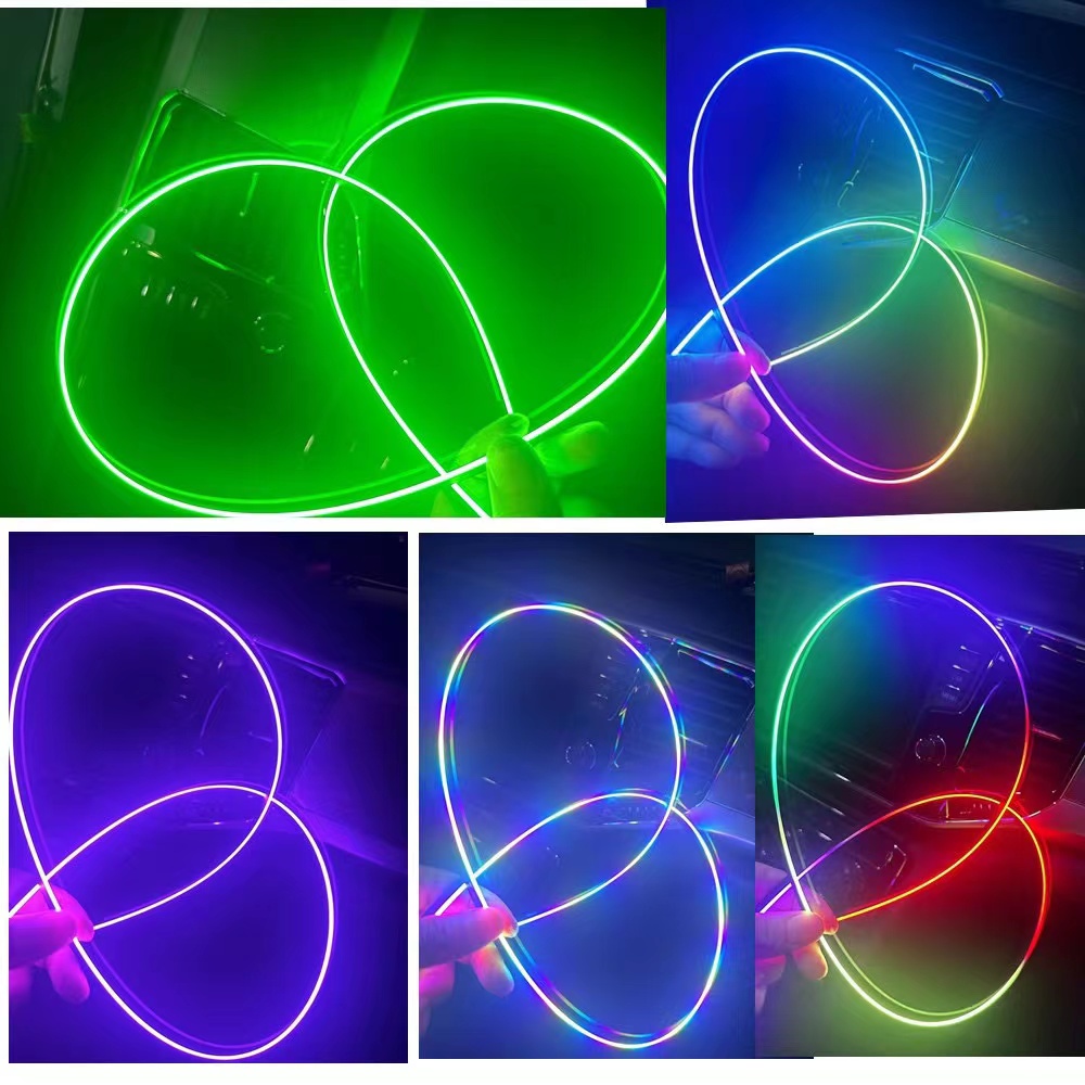 Car ambient light USB multi-mode flowing light ambient light operation table lamp with sound control decorative light Application Scenario