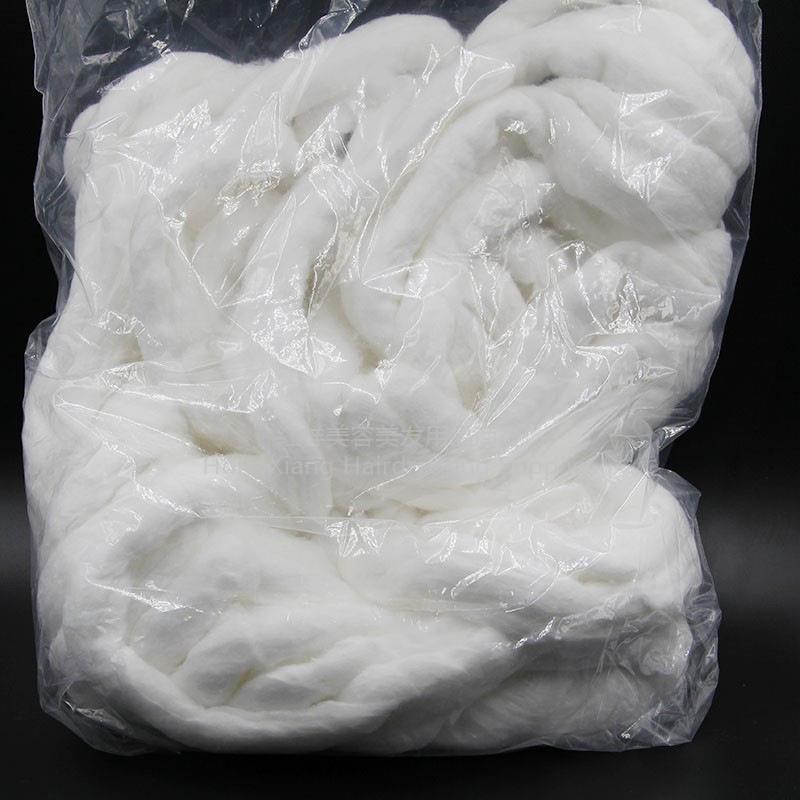 包头巾棉条/批发美容美发/化妆用具/理发店/烫发染发/焗油专用/棉球300g白底实物图