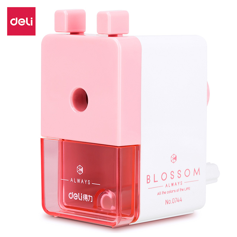 0744 Cute color three color smart pencil sharpener Item Picture
