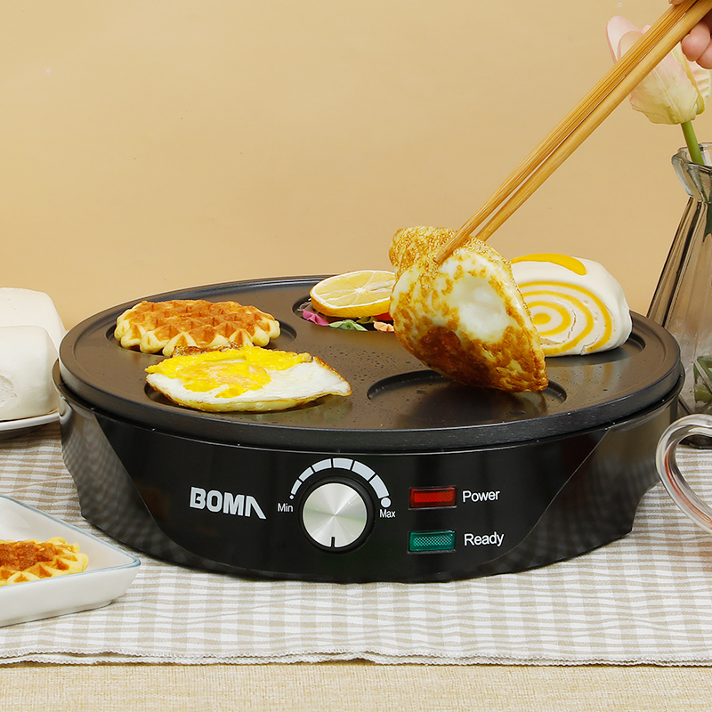 Boma marca multifunción freidora fogón horno eléctrico olla arrocera doméstica 4-en-1 grill sandwicher influencer desayunador BM2007 Specification image
