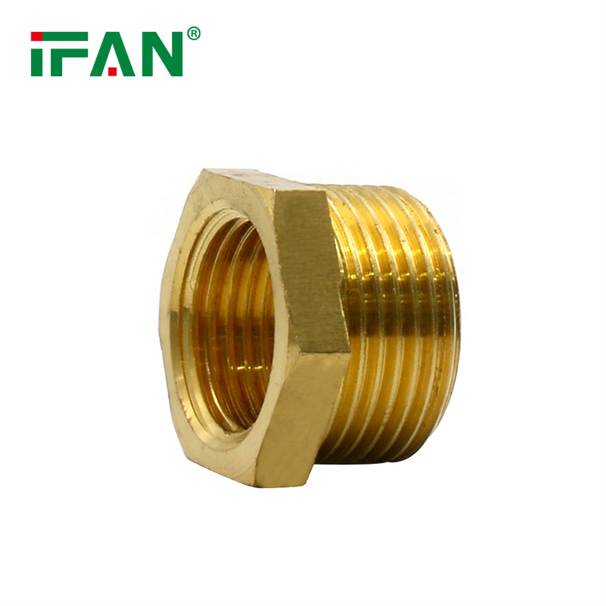 IFAN copper core reducer core internal and external wire copper joint 1-inch to 4-minute, 32 to 25 core pressure gauge conversion joint Item Picture