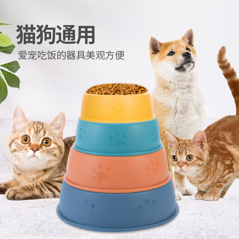 New pet bowls, dog food bowls, cat food bowls, anti-slip and anti-knock single bowls, water bowls, dog bowls, cat food bowls, pet supplies Application Scenario