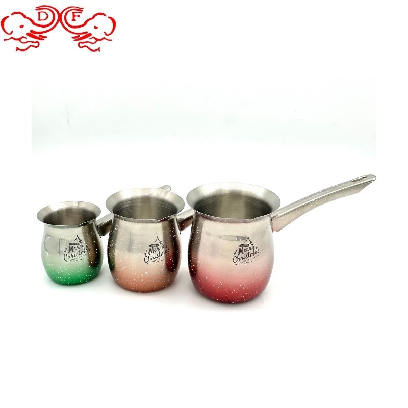 CF99841، إعداد وعاء القهوة من الفولاذ المقاوم للصدأ، إعداد أبريق من القهوه بمطابخ مطبخ أبريق القهوة التركية، DF Tradding House Specification image