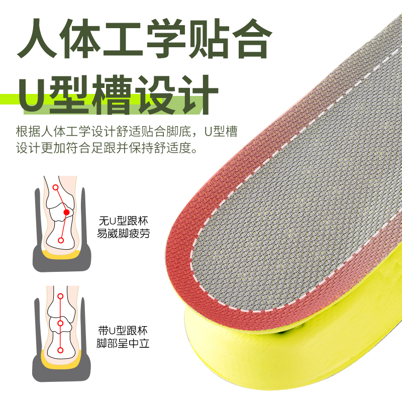 Wholesale 013 insoles: Men's cushion-feeling nuts for pain relief, soft shock absorption for both men and women, thickened sports insoles that can be cut Item Picture