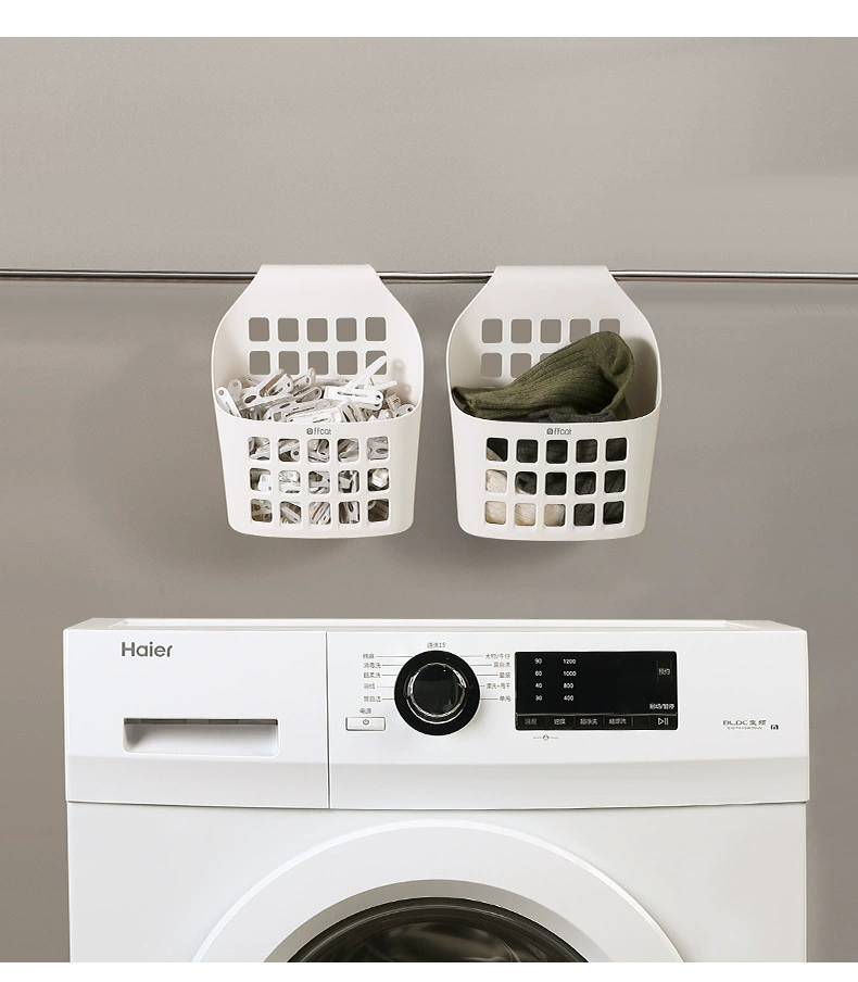 F33-58958 multi-functional shock-resistant storage hanging basket, hanging plastic bathroom small item basket, bath basket, storage basket detail image 9