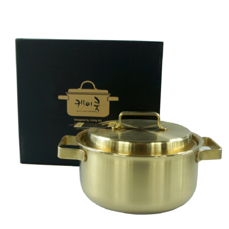 Kitchen Code: Original imported matte titanium soup pot from South Korea, 24cm Application Scenario