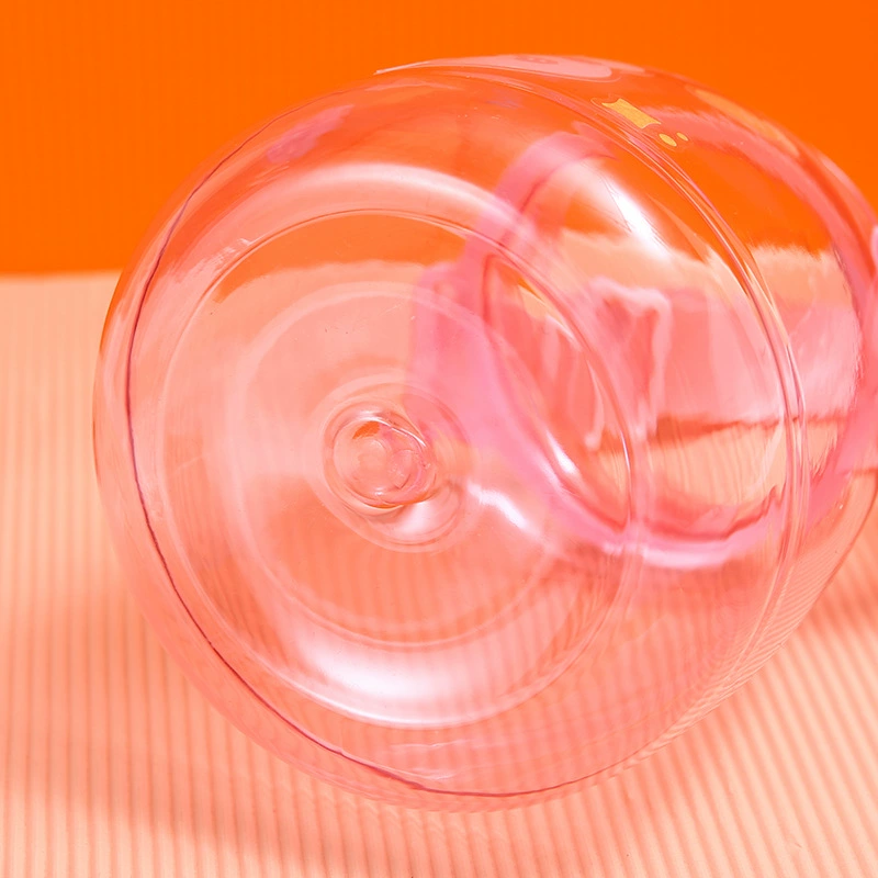 A32-AX-2122卡通小熊塑料杯儿童户外运动水壶弹跳吸管大肚杯详情图5