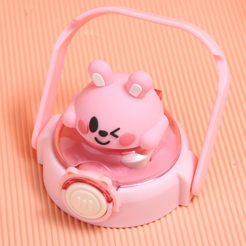 A32-AX-2122卡通小熊塑料杯儿童户外运动水壶弹跳吸管大肚杯详情图8