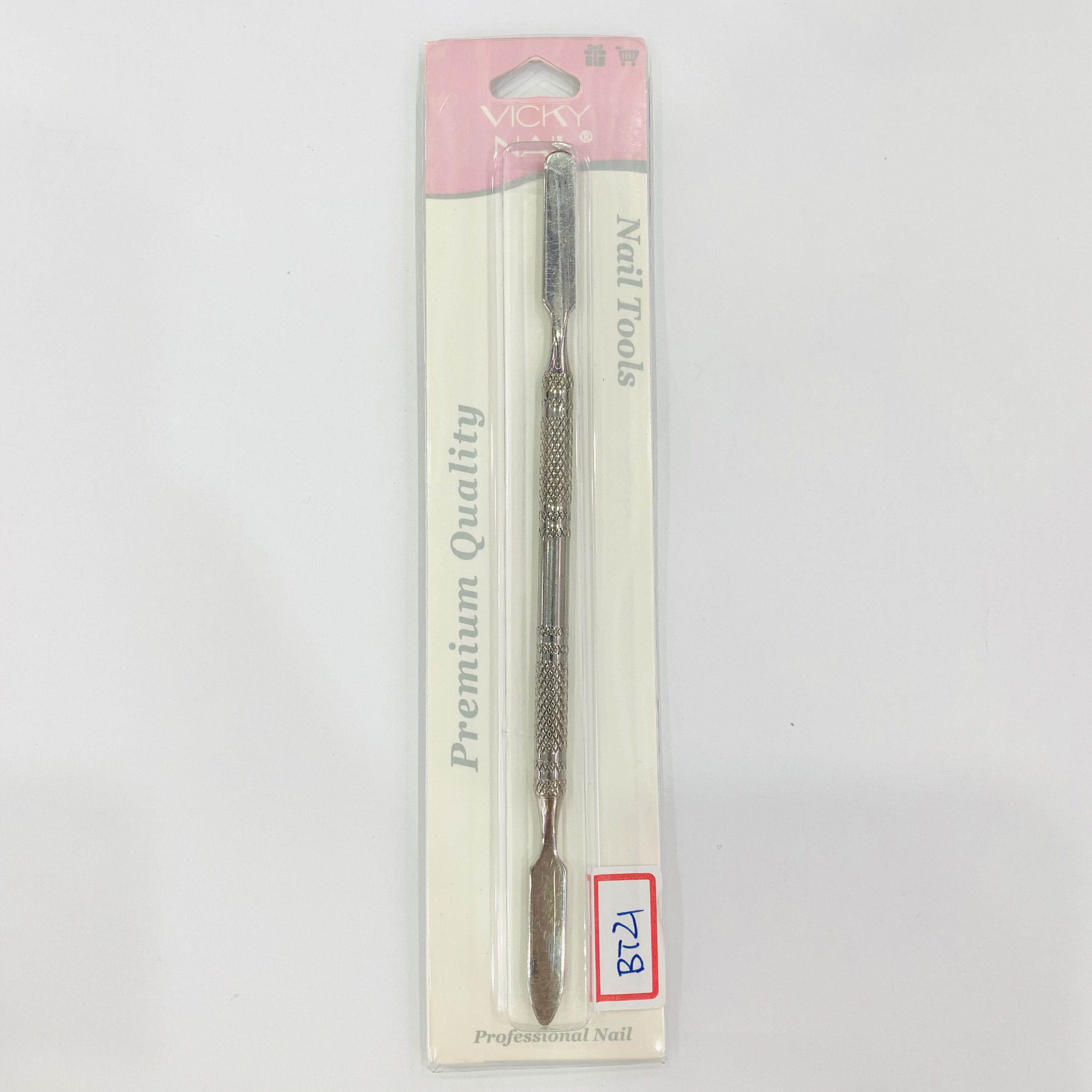 BT21 steel push stainless steel nail polish remover rubber double head push nail nail nail tool