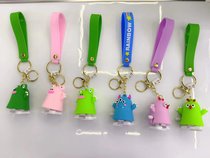 Little walking monster toy keychain