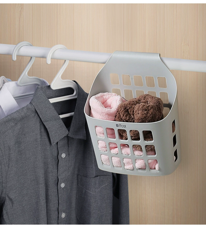 F33-58958 multi-functional shock-resistant storage hanging basket, hanging plastic bathroom small item basket, bath basket, storage basket detail image 7