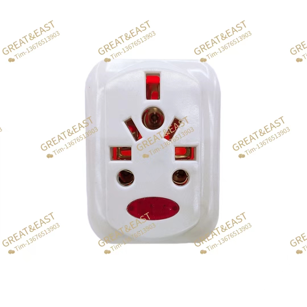 American-style to multi-functional orange and white plugs for electrical products