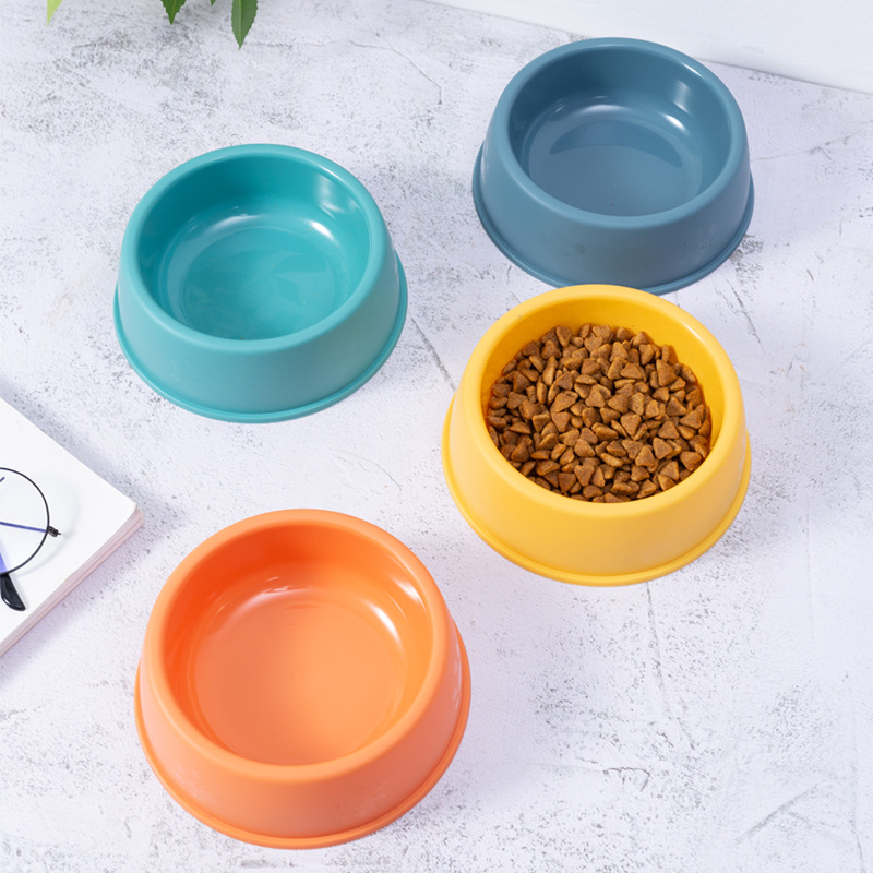 New pet bowls, dog food bowls, cat food bowls, anti-slip and anti-knock single bowls, water bowls, dog bowls, cat food bowls, pet supplies Specification image