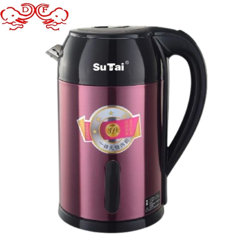 DF99465电热水壶 不锈钢大容量耐用热水壶 智能带数显保温烧水壶 厨房酒店用品DF trading house