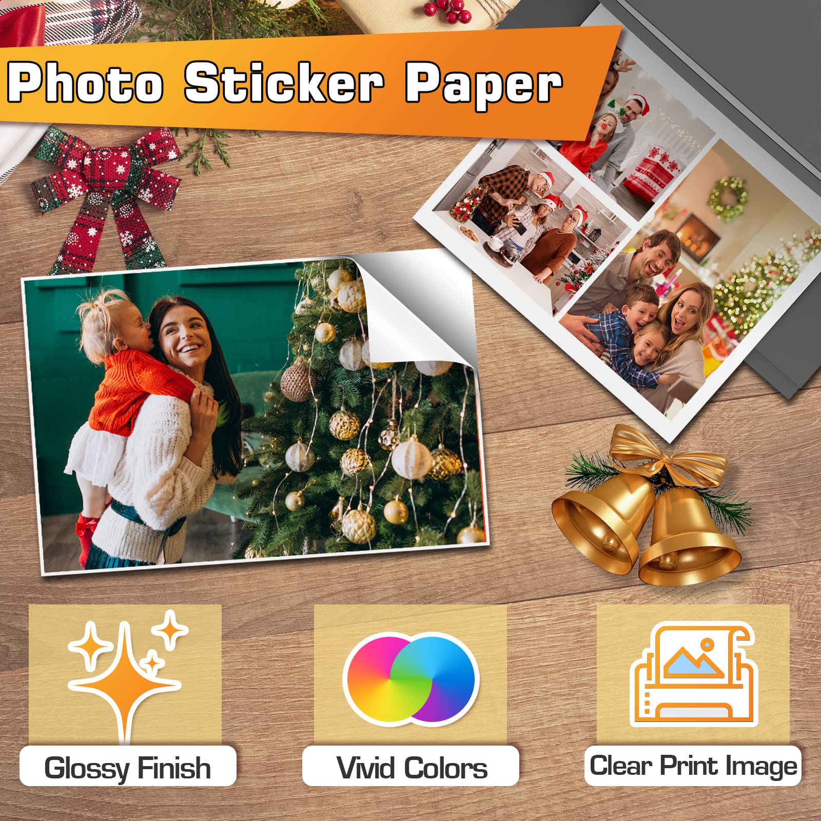 Adhesive Photo Paper 135 G Adhesive Photo Paper 50 Sheets Of Adhesive Photo Paper High Gloss Adhesive Photo Paper details Picture