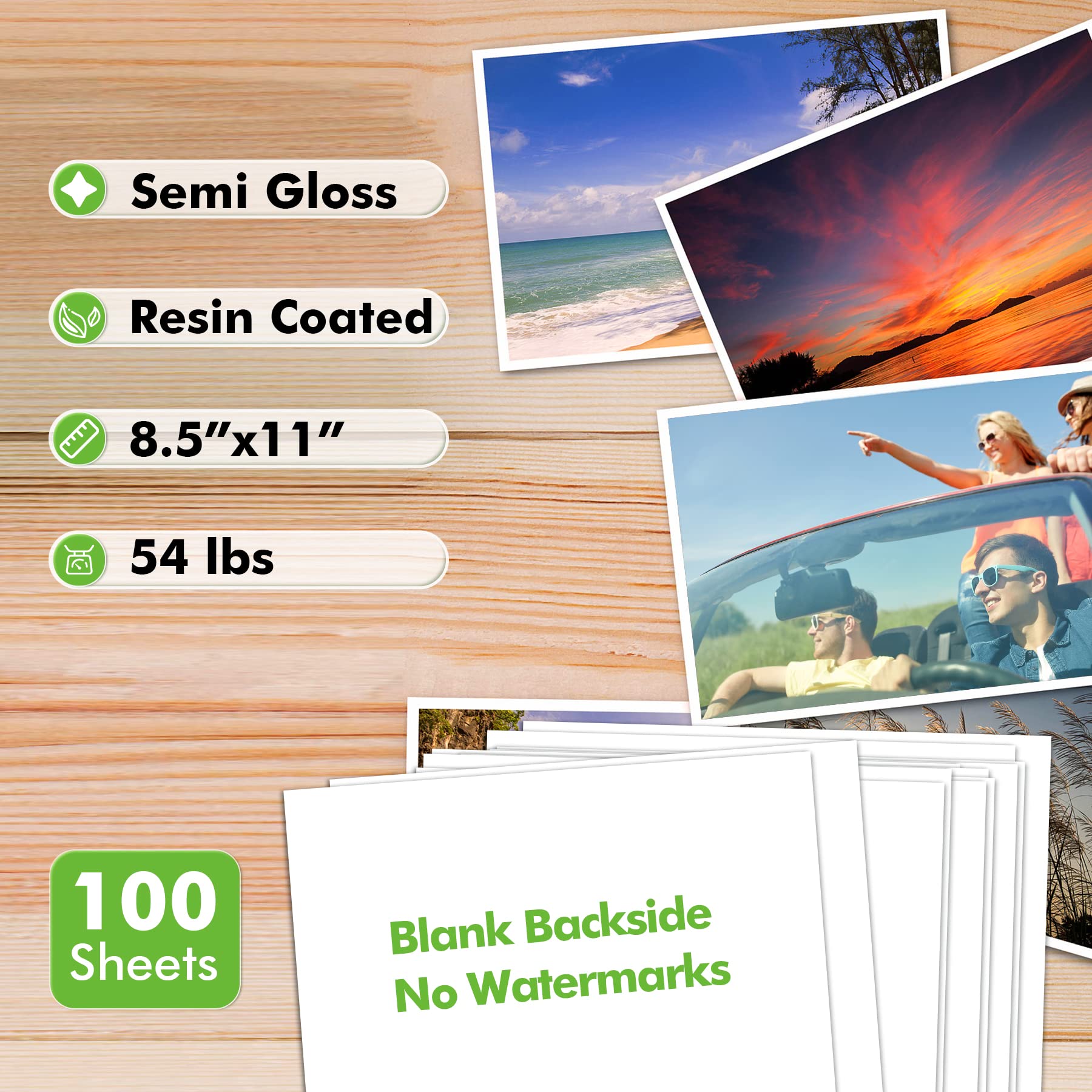 Matte photo paper, American standard 8.5*11, photo paper 216*279mm, photo paper 200g, photo paper, photo paper, single-sided photo paper pic 4