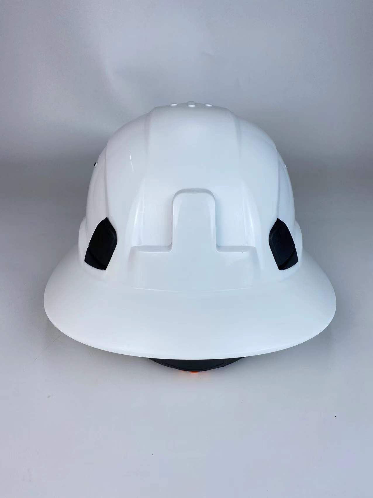 印字安全帽建筑工地施工安全帽V型ABS塑料安全帽透气防砸劳保头盔详情图4