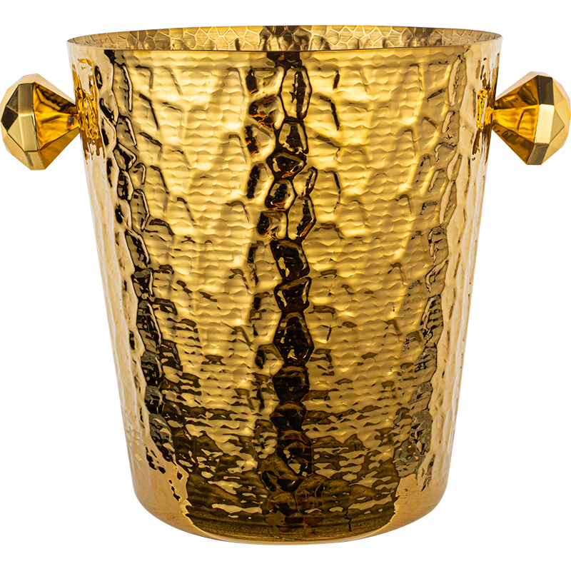 Stainless steel tree-grain ice bucket, golden ice bucket, silver ice bucket, stainless steel ice granule bucket, wine bucket, champagne bucket, beer bucket, bar supplies, chilled beverage bucket, stainless steel ice bucket, ice wine bucket, restaurant Item Picture