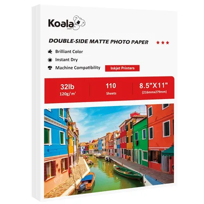 koala Matte duplex paper Standard 8.5*11 Photo paper 216*279mm Photo paper 120g Photo paper 110 photo paper Photo paper Image paper Photo paper thumbnail